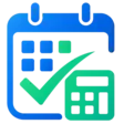 Attendance Calculator logo with calendar, check mark, and calculator icon